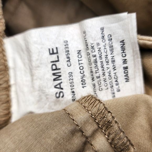 Current / Elliott Western High Rise Straight Fit Khaki Beige Pants Size 27 / 6 - Picture 9 of 11